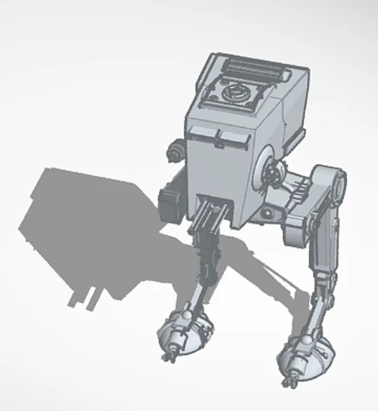 Mô hình 3D Star Wars AT-ST Walker - File STL chất lượng cao - Image 1