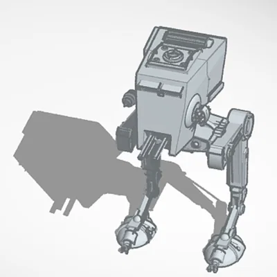 Mô hình 3D Star Wars AT-ST Walker - File STL chất lượng cao