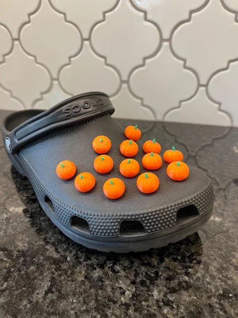 Charm bí ngô cho Crocs (Pumpkin Croc Charms) - Image 1