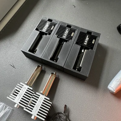 Khay đựng Hot End cho Bambu A1 chuẩn Gridfinity cực gọn gàng