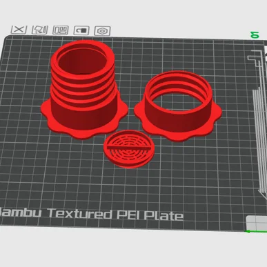 Giá giữ hạt hút ẩm cho cuộn Sunlu kiểu mới & original (Dessicant Spool Holder)