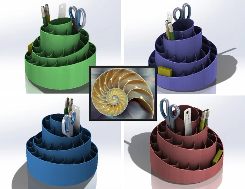 #0181 Nautilus 2 Rotating Caddy [2 Biến thể] - Image 1