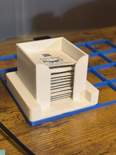 Khay Đựng Khăn Lau Kính Zeiss Chuẩn Gridfinity 2x2 - Image 1