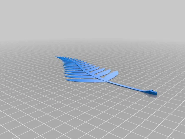 Phụ kiện trang trí đèn trần hình lá dương xỉ 3D - Image 7