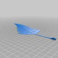 Phụ kiện trang trí đèn trần hình lá dương xỉ 3D - Thumbnail 7