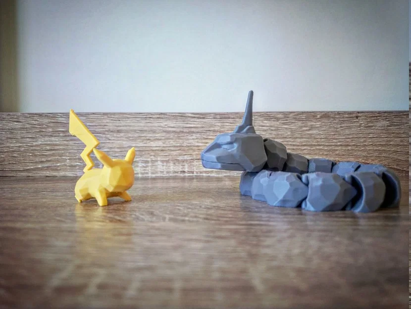 Mô hình Pikachu chiến đấu (Pokemon) phong cách Low Poly ấn tượng - Image 3