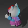 Mô hình Super Hello Kitty: Siêu anh hùng đáng yêu cho người yêu in 3D - Thumbnail 3