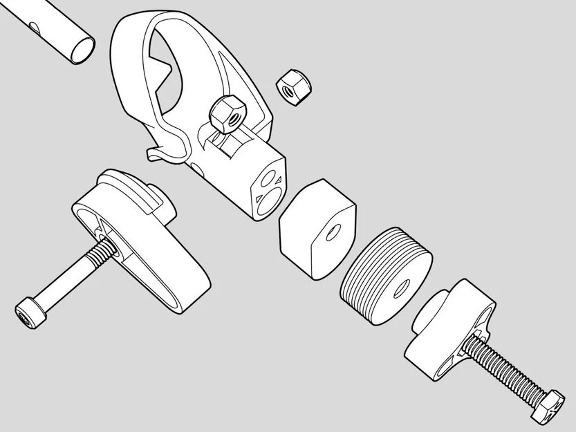 Mod Golf Pro Quest 2 – Giá gắn controller Quest 2 lên gậy golf VR - Image 2