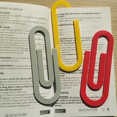 Kẹp giấy cỡ lớn (Maxi paper clip) - Giải pháp in 3D tiện lợi
