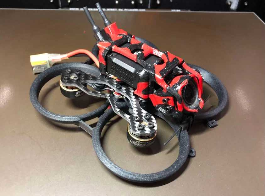 CADRE PP-2.0P – Frame drone 2 inch in Nanovia TPU70D + carbon 2mm - Image 1