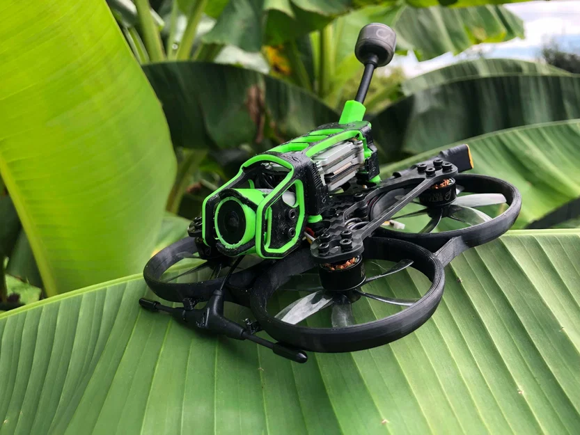 CADRE PP-2.0P – Frame drone 2 inch in Nanovia TPU70D + carbon 2mm - Image 2
