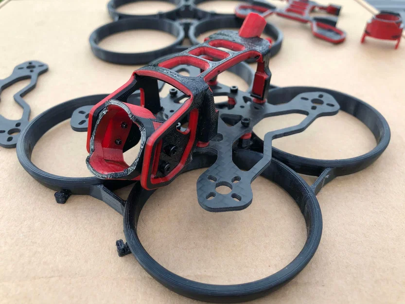 CADRE PP-2.0P – Frame drone 2 inch in Nanovia TPU70D + carbon 2mm - Image 3