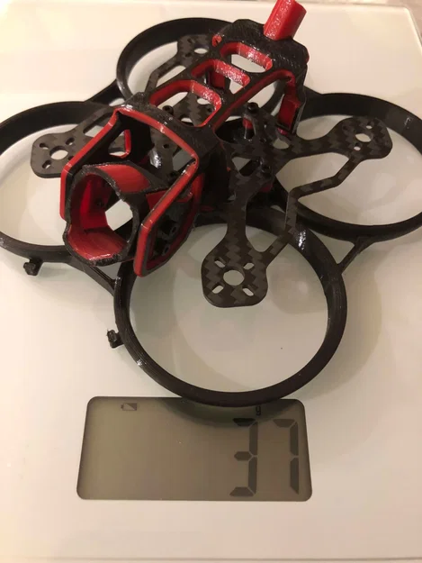 CADRE PP-2.0P – Frame drone 2 inch in Nanovia TPU70D + carbon 2mm - Image 4