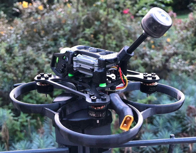 CADRE PP-2.0P – Frame drone 2 inch in Nanovia TPU70D + carbon 2mm - Image 8