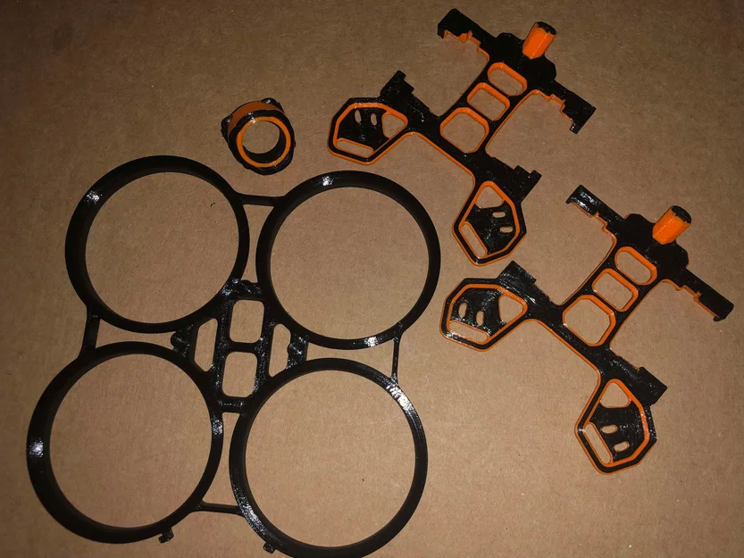 CADRE PP-2.0P – Frame drone 2 inch in Nanovia TPU70D + carbon 2mm - Image 12