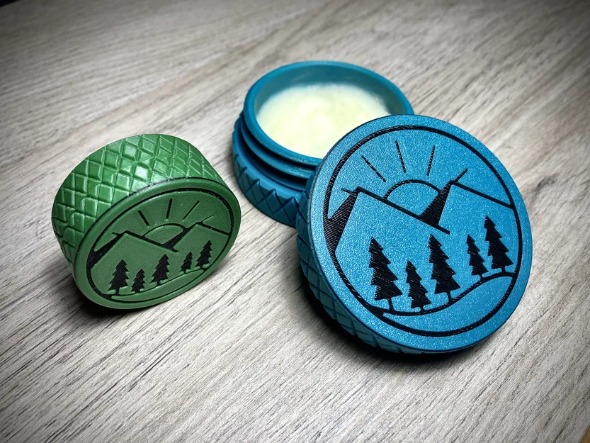 Hộp đựng đồ đa năng họa tiết núi rừng in 3D tiện dụng - Image 1