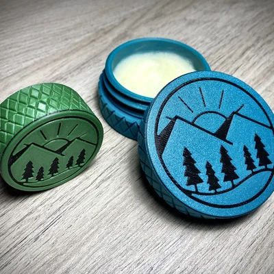 Hộp đựng đồ đa năng họa tiết núi rừng in 3D tiện dụng