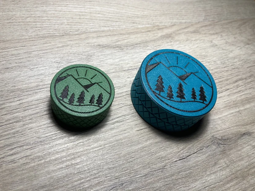 Hộp đựng đồ đa năng họa tiết núi rừng in 3D tiện dụng - Image 2