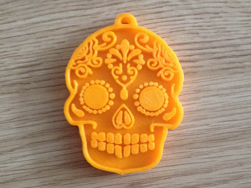 Móc khóa đầu lâu Halloween độc đáo - Mẫu in 3D trang trí tinh xảo - Image 1
