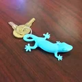 Móc khóa hình thằn lằn (Gecko keychain) in 3D xinh xắn - Thumbnail 1