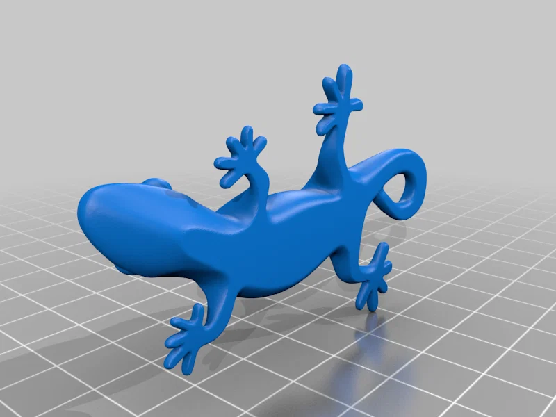 Móc khóa hình thằn lằn (Gecko keychain) in 3D xinh xắn - Image 3