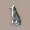 Low Poly - German Shepherd (Chó Béc-giê Đức) - Thumbnail 4