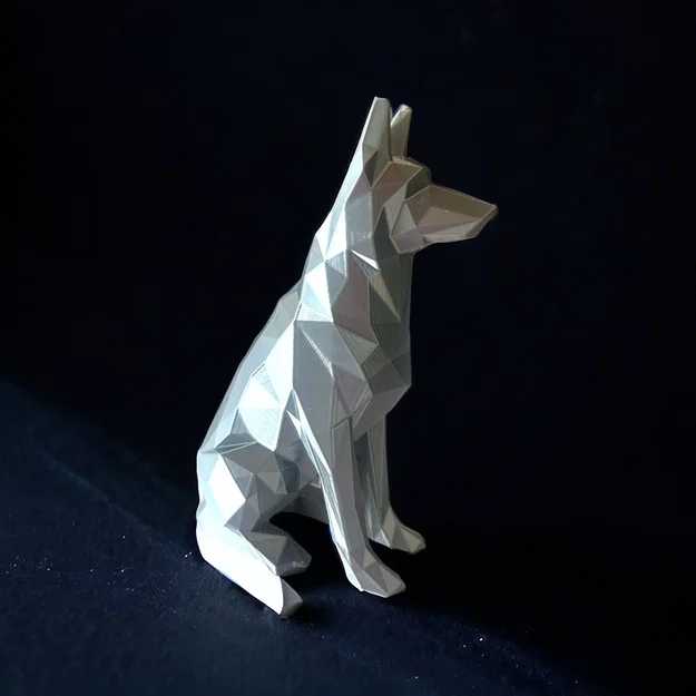 Low Poly - German Shepherd (Chó Béc-giê Đức) - Image 7