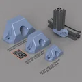 Bộ khớp nối góc 90 độ cho thanh nhôm 2020/3030/4040 in 3D - Thumbnail 1
