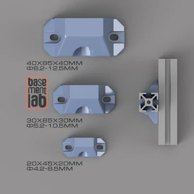 Bộ khớp nối góc 90 độ cho thanh nhôm 2020/3030/4040 in 3D