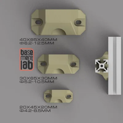 Bộ khớp nối góc 90 độ cho thanh nhôm 2020/3030/4040 in 3D