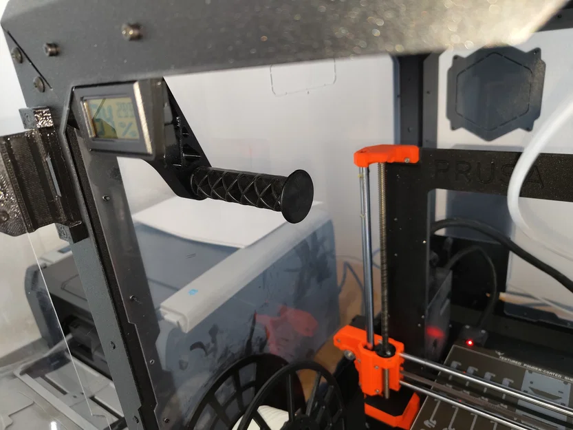 Giá treo cuộn nhựa phía bên trái cho Original Prusa Enclosure - Image 1