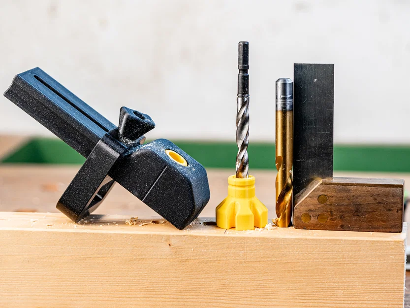 Jig dẫn khoan điều chỉnh được, có stop và core thay thế - Image 1