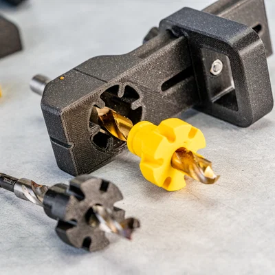 Jig dẫn khoan điều chỉnh được, có stop và core thay thế