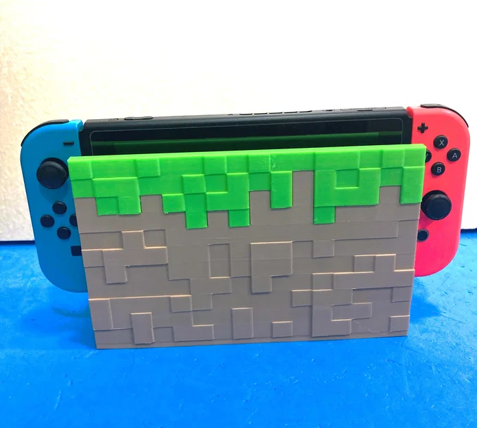Đế dựng Nintendo Switch Minecraft - Thiết kế khối đất độc đáo - Image 1