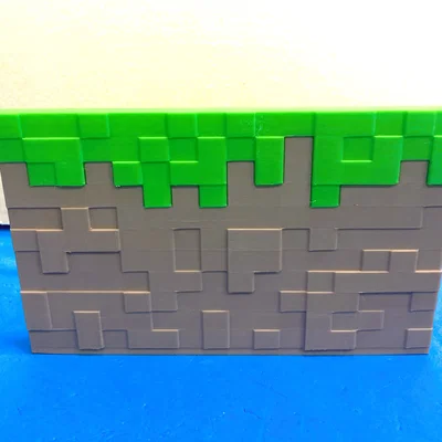 Đế dựng Nintendo Switch Minecraft - Thiết kế khối đất độc đáo