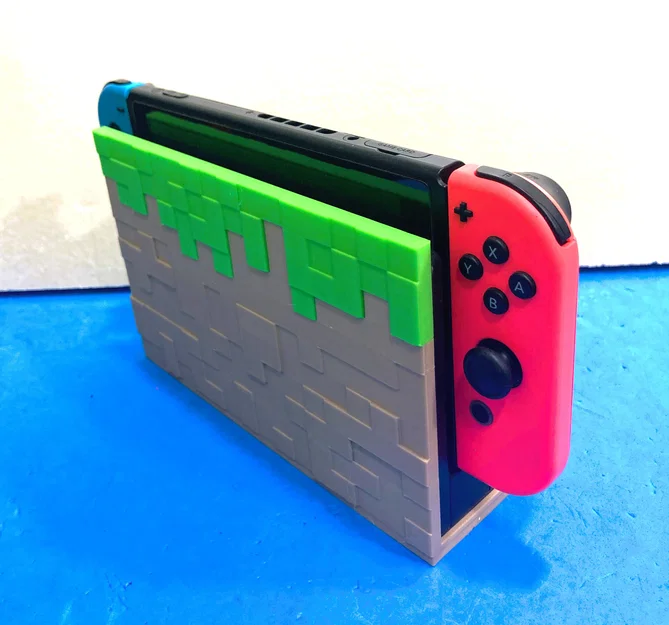 Đế dựng Nintendo Switch Minecraft - Thiết kế khối đất độc đáo - Image 5