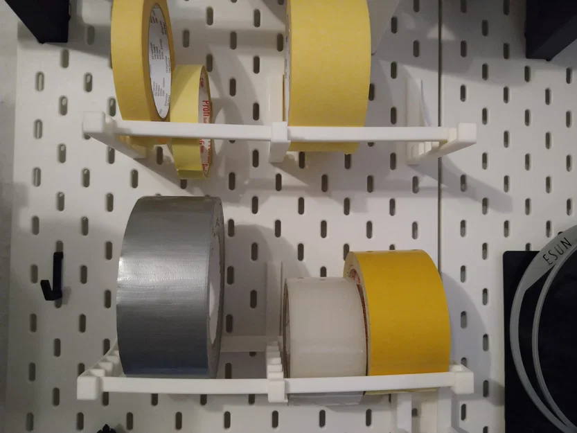 Phụ kiện trung gian gia cố giá treo băng keo Skadis (Tape-Holder) - Image 1