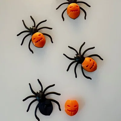 Nhện Nam Châm Halloween Độc Đáo - Phụ Kiện Trang Trí Tủ Lạnh 3D