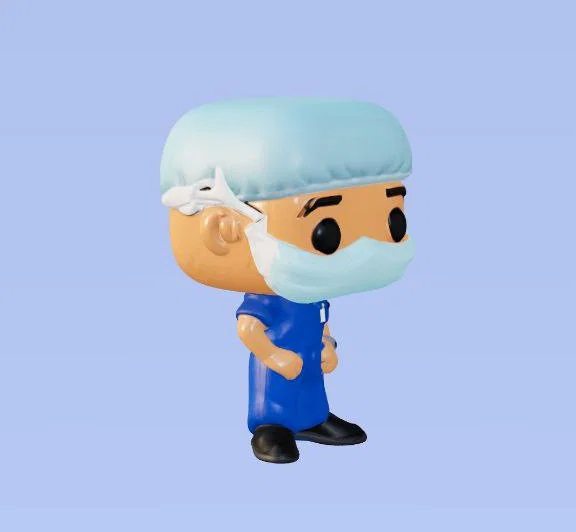 Mô hình 3D nhân vật y tá phong cách Funko Pop siêu dễ thương - Image 3