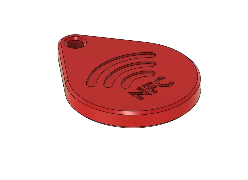 NFC Tag – Móc khóa/thẻ NFC cho tag tròn 18mm - Image 1
