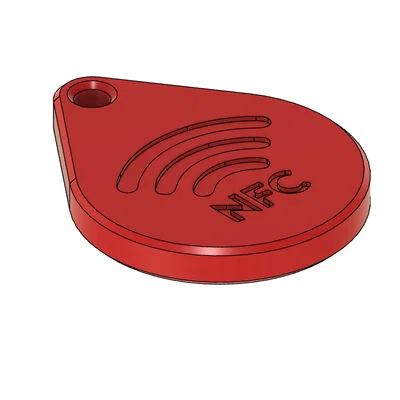 NFC Tag – Móc khóa/thẻ NFC cho tag tròn 18mm
