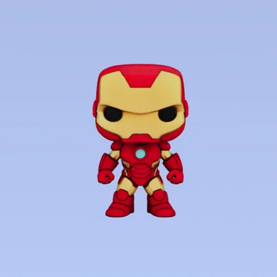 Mô hình IronMan phong cách Funko POP (STL)