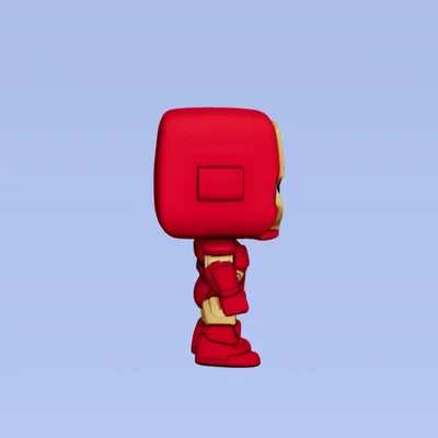 Mô hình IronMan phong cách Funko POP (STL)