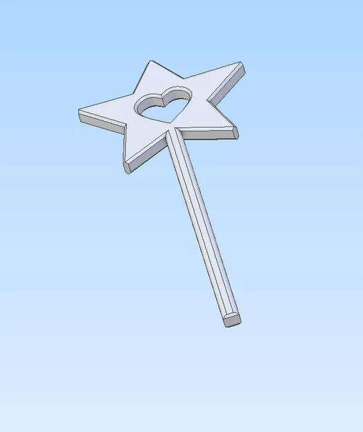 Mô hình gậy phép công chúa cho bé (Fairy Princess Wand) - Dễ in - Image 2