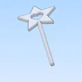 Mô hình gậy phép công chúa cho bé (Fairy Princess Wand) - Dễ in - Thumbnail 2