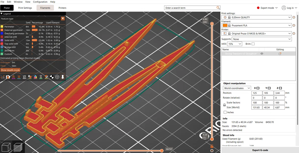 Nhíp chính xác v3 - Gấp 3D - Image 9