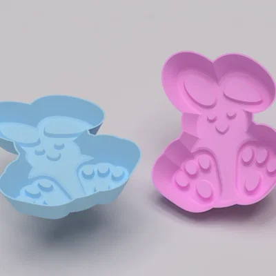 Khuôn Cát Thỏ Phục Sinh Dễ Thương “Hoppy Feet”