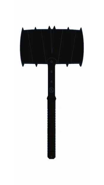 Mô hình rìu chiến Batman (Absolute Batman Battle Axe V2) 3D - Image 2