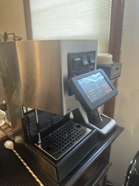 Ngàm gắn màn hình trước chỉnh góc Gen 3 Gaggiuino - NextMonday 4.3 Gaggia - Image 1