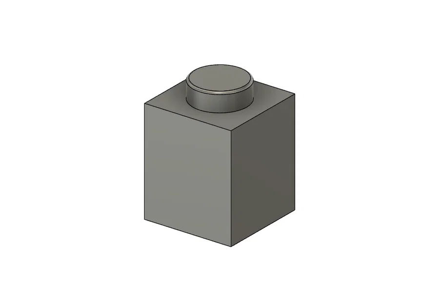 Mô hình gạch Lego 1x1 in 3D - Tối ưu cho lắp ráp sáng tạo - Image 1